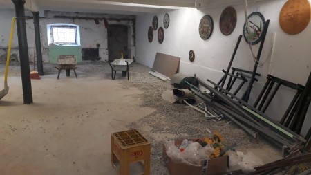 Schießhalle abgebaut