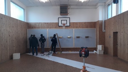 Montage der Stände durch die Fa.Hutterer